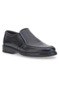 Mocassini Neri In Vera Pelle Made In Italy Pittarello 21300