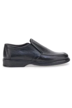 Mocassini Neri In Vera Pelle Made In Italy Pittarello 21300
