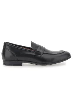Mocassini neri in vera pelle Pittarello 070