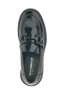 Mocassini neri in vernice PITTARELLO CAPSULE 24175001