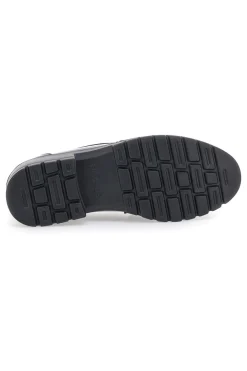 Mocassini Vegan Neri Lucidi con Morsetto Eco Bio J52323M6