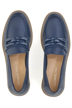 Mocassino Blu con Catenella Le Havre Paris 526818