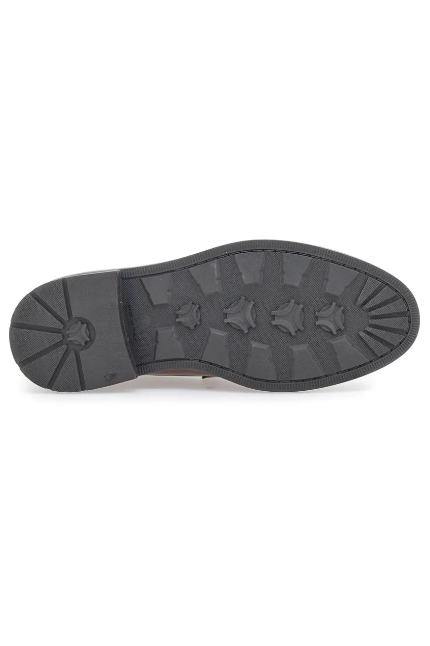 Mocassino Claremorris 204 Marrone Vera Pelle