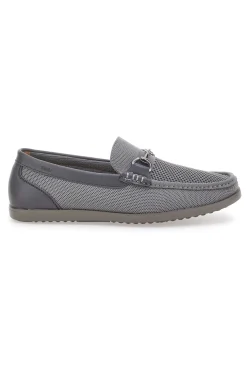 Mocassino Grigio con Morsetto GMV 155