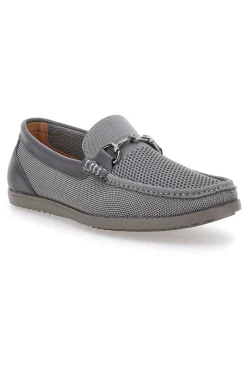 Mocassino Grigio con Morsetto GMV 155