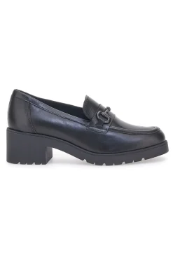 Mocassino in Vera Pelle Nera Pittarello Glam 85105