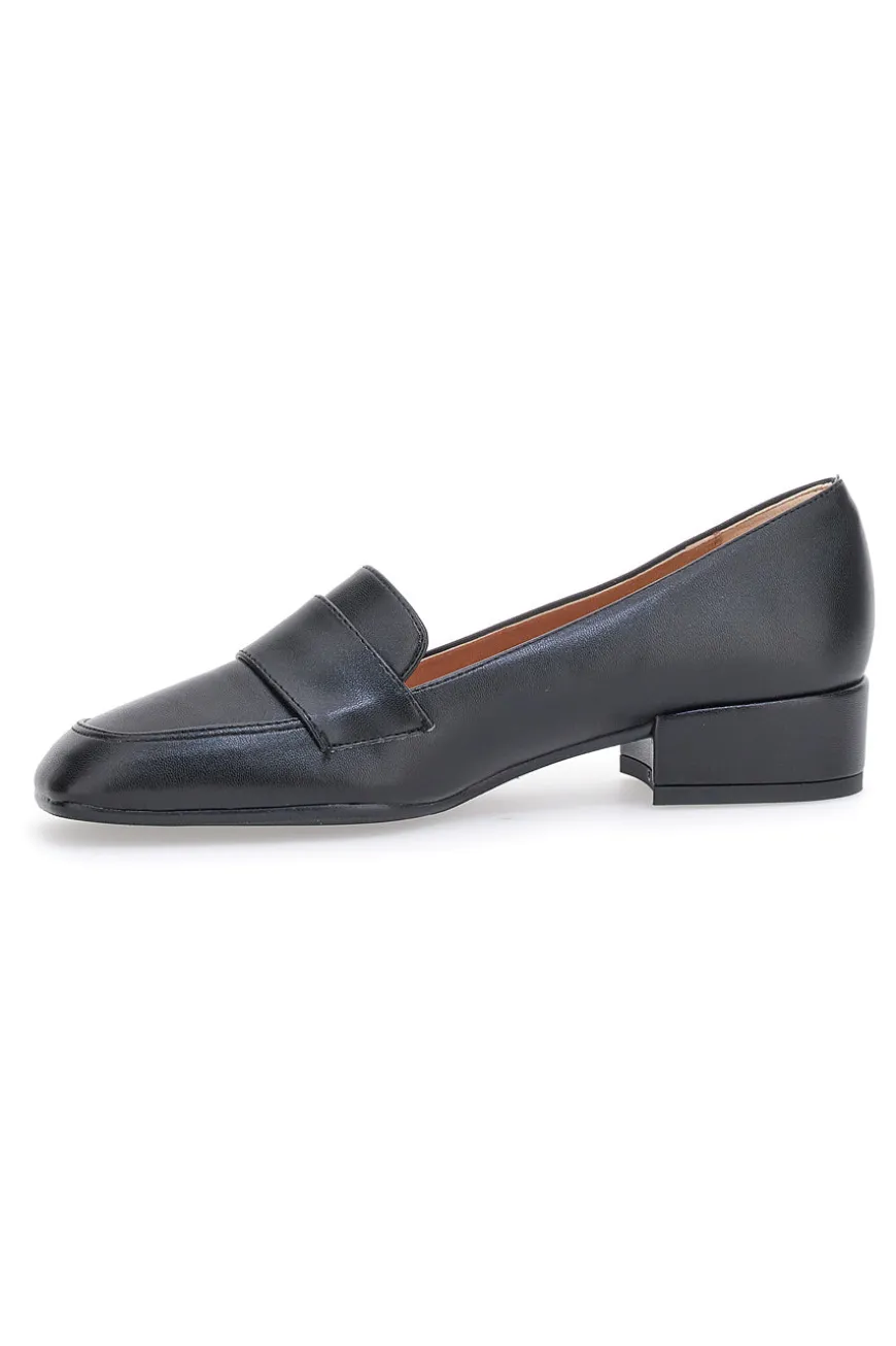 Mocassino Nero con Tacco Pittarello Glam 2010