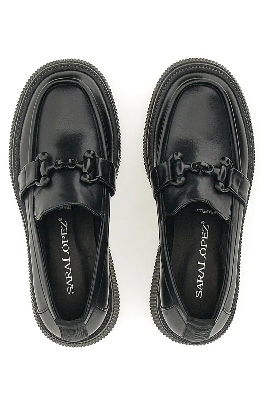 Mocassino Nero Sara Lopez 32207