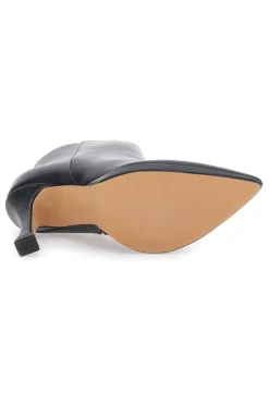 Mon dieu 1929Q20 schwarze Stiefeletten mit Spool-Absatz
