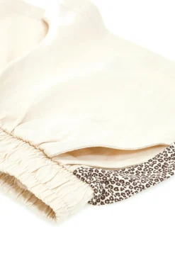 Pantaloncini Beige Con Fantasia Leopardata Pitt Kids PT-K-SH-7004