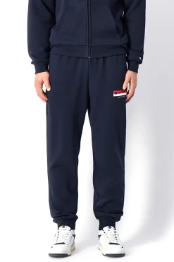 Pantalone Sportivo felpato blue CHAMPION RIB CUFF PANTS