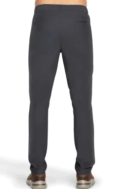 Pantaloni antracite a 5 tasche con zip Skechers PT108
