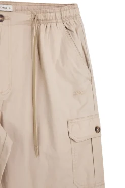 Pantaloni beige con tasche cargo e coulisse Sevenoaks NBY006