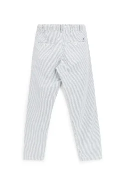 Pantaloni bianco azzurro a righe U.s.grand polo US61104M