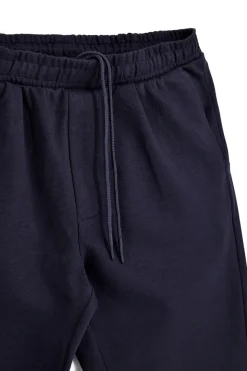Pantaloni blu tessuto in morbida maglia piqué tinta unita Pittarello tierra PT-M-T-9078