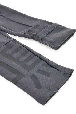 Pantaloni grigi felpati con stampa grafica Pitt Kids PT-KP-8009