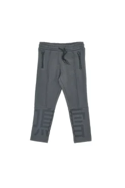 Pantaloni grigi felpati con stampa grafica Pitt Kids PT-KP-8009