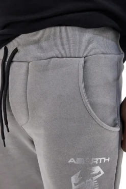 Pantaloni jogger grigi con logo stampato Abarth AH025PA