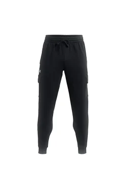 Pantaloni jogger neri in pile con tasche cargo Under Armour RIVAL FLEECE CARGO JOGGER