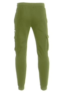 Pantaloni tuta cargo verdi con tasche e interno felpato Joma Street Long Pants