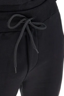 Pantaloni tuta sportivi neri con logo Abarth AH001PA