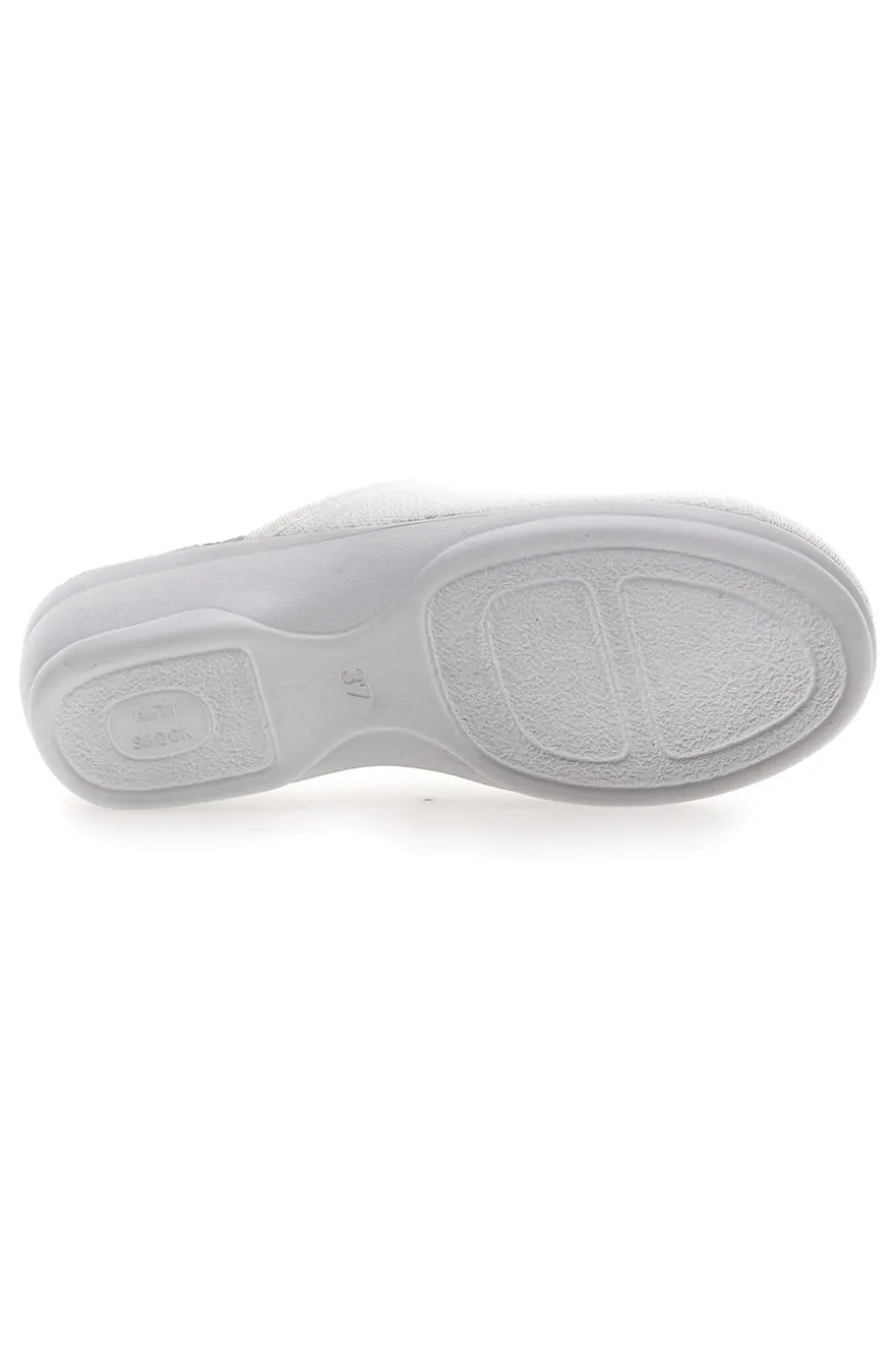 Pantofole bianche con sottopiede anatomico Inblu 52 BJ
