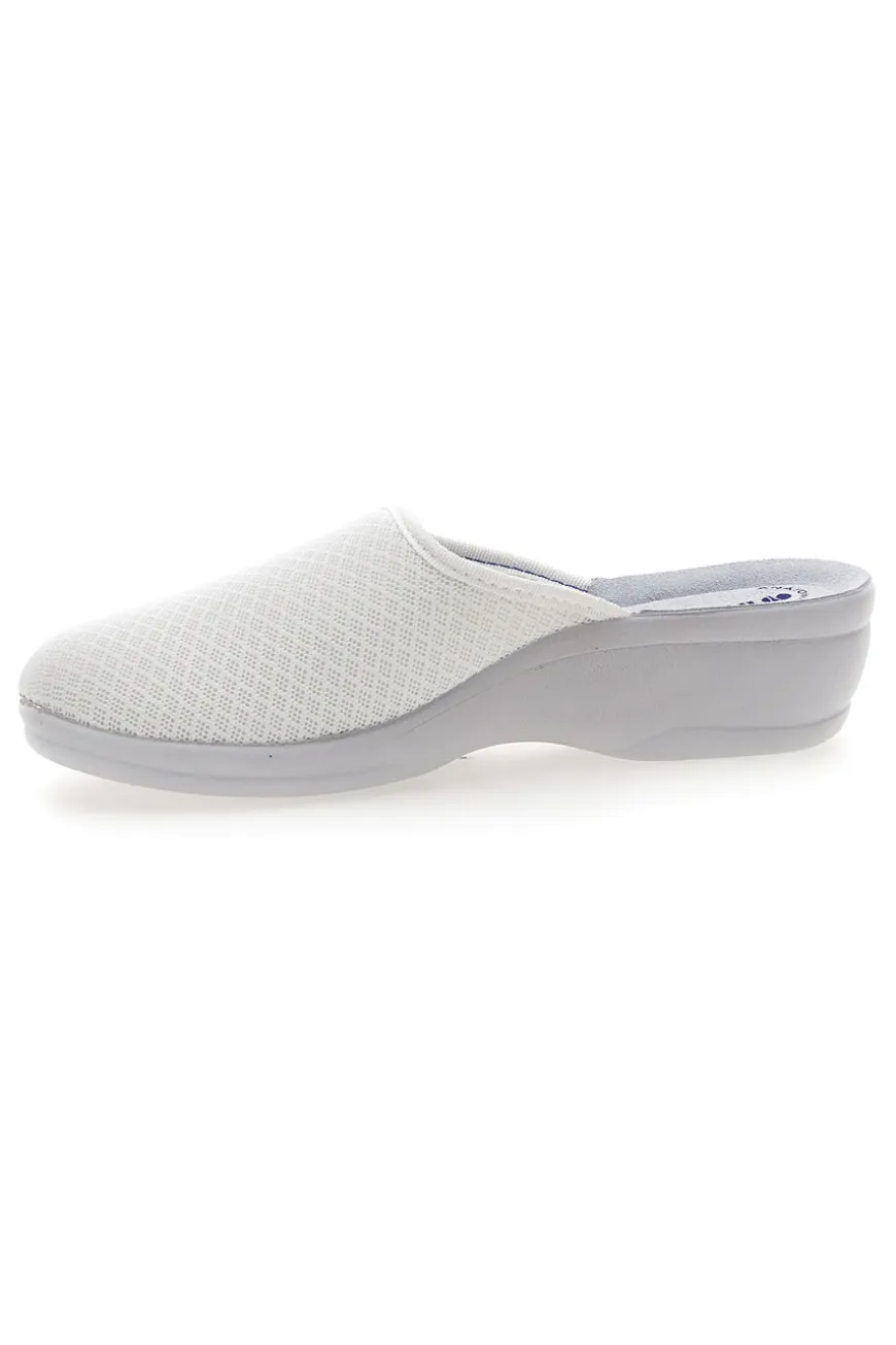 Pantofole bianche con sottopiede anatomico Inblu 52 BJ