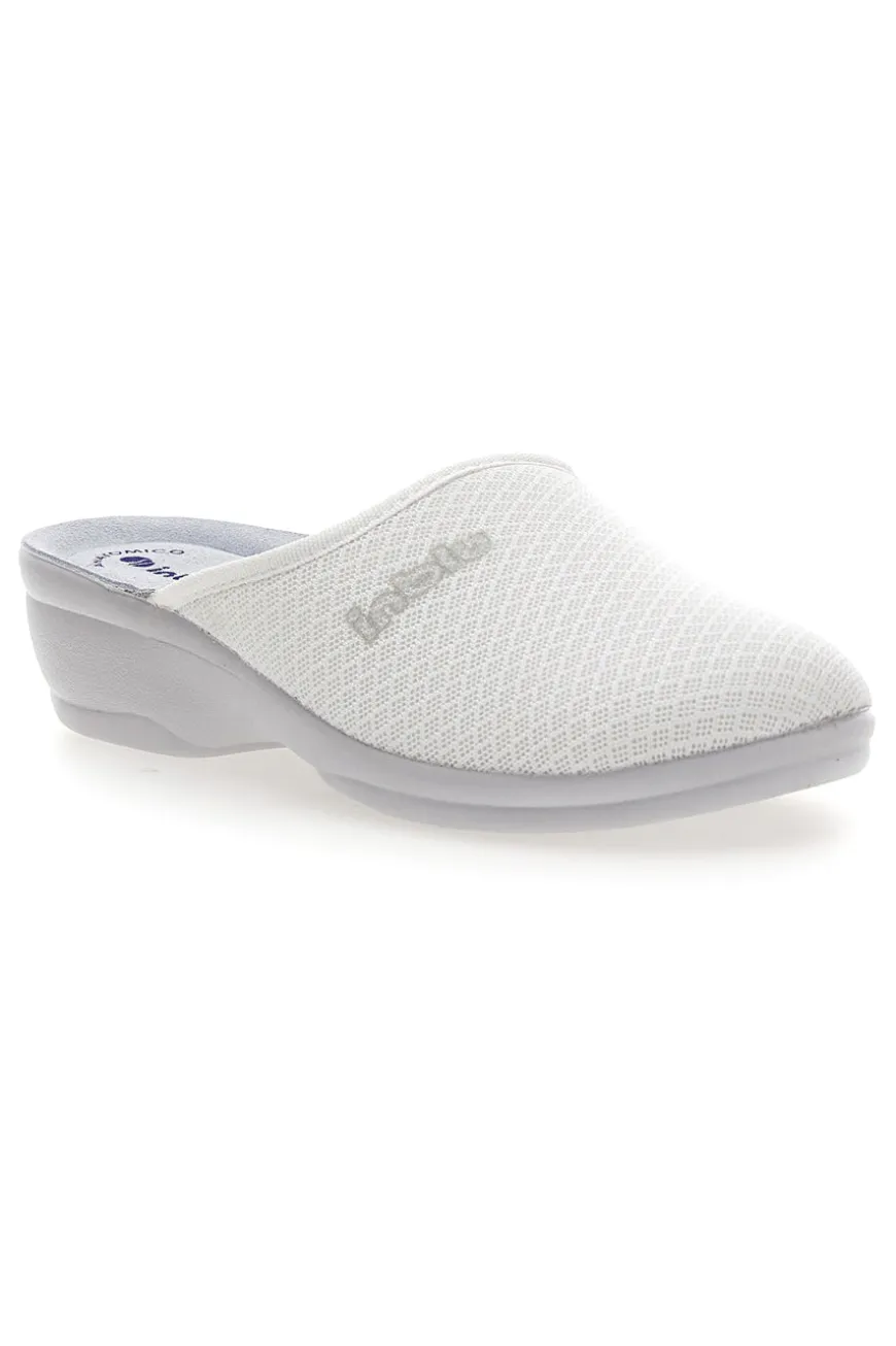 Pantofole bianche con sottopiede anatomico Inblu 52 BJ