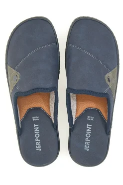 Pantofole blu con dettagli fango e suola comfort Jerpoint NR35AR