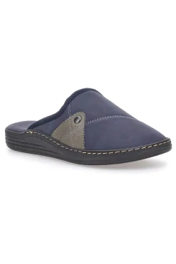 Pantofole blu con dettagli fango e suola comfort Jerpoint NR35AR