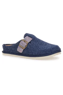 Pantofole blu con fibbia regolabile e suola comfort Inblu 42 CS