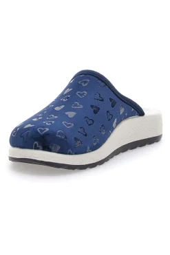 Pantofole blu con tomaia stretch FLY FLOT 5123