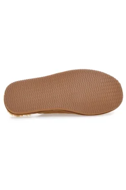 Pantofole color cuoio con interno in pelo e suola antiscivolo Superga S64U876