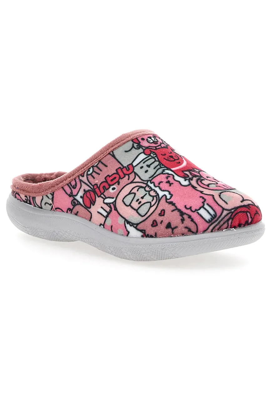 Pantofole Inblu 946 Rosa Dog