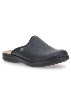 Pantofole nere con plantare forato e suola comfort Fly Flot 90P705022E