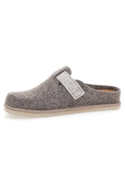 Pantofole Tortora con fibbia e sottopiede estraibile INBLU 38 cs