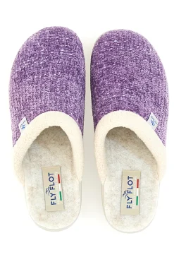 Pantofole Viola Made In Italy Fly Flot 4469
