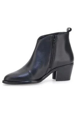 Pittarello Class 865010 schwarze Stiefeletten mit mittelhohem Absatz