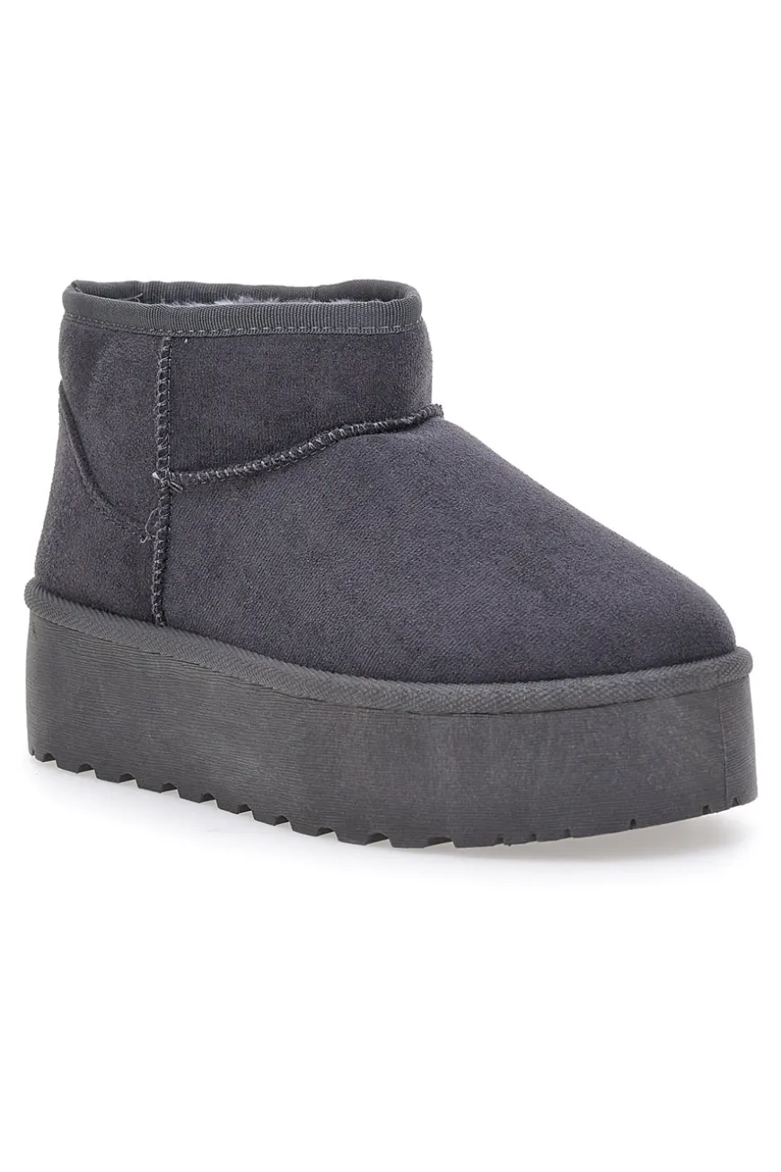 Pittarello Love PK1497B graue Stiefeletten mit Pelzfutter