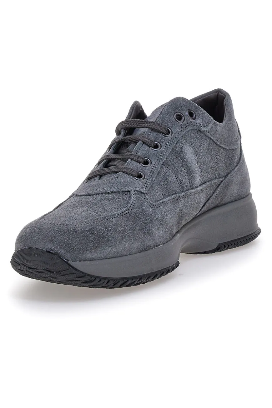 Pittarello 2920 Lässige graue Wildleder-Sneaker