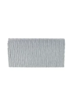 Pochette da sera argento a mano con tracolla rimovibile COVERI COLLECTION SERA 099