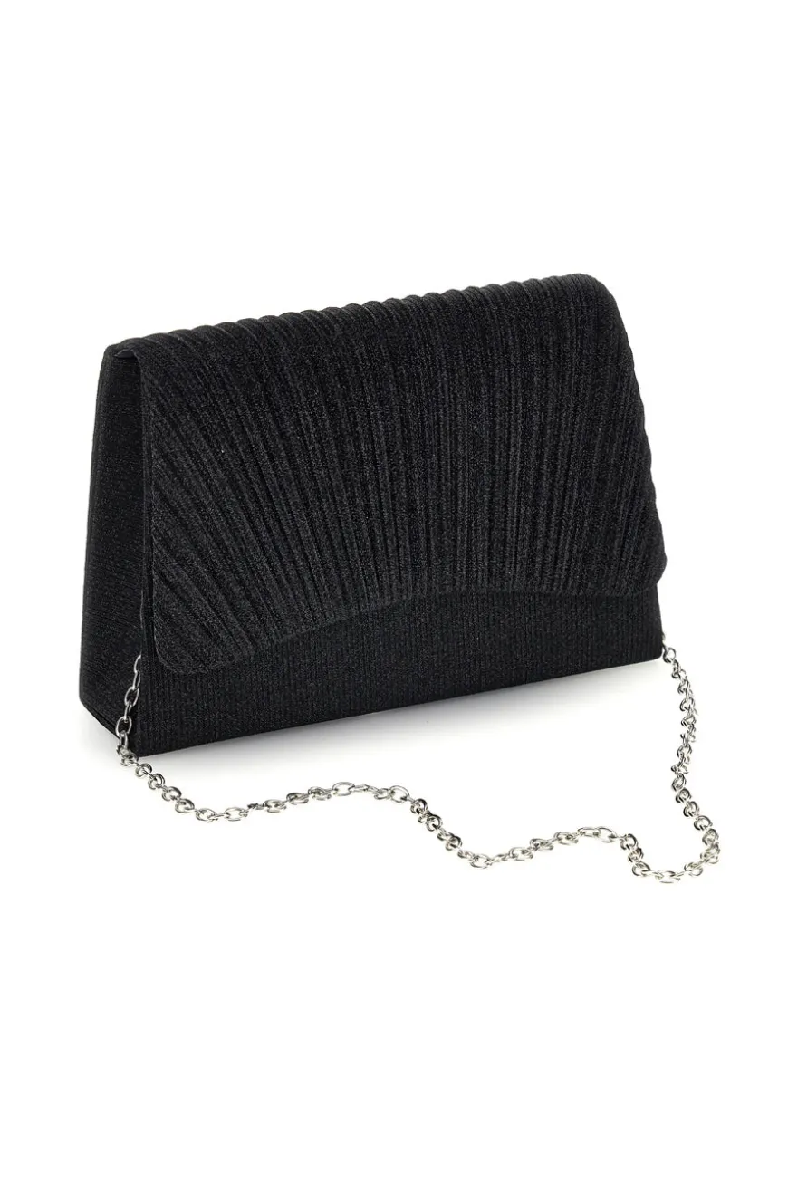 Pochette nera con glitter Nbg SERA/3534