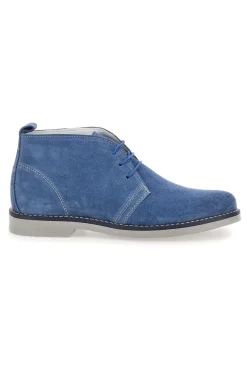 Polacchini blu in vera pelle Pittarello 570