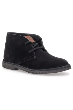 Polacchini neri in pelle scamosciata PTR 2902