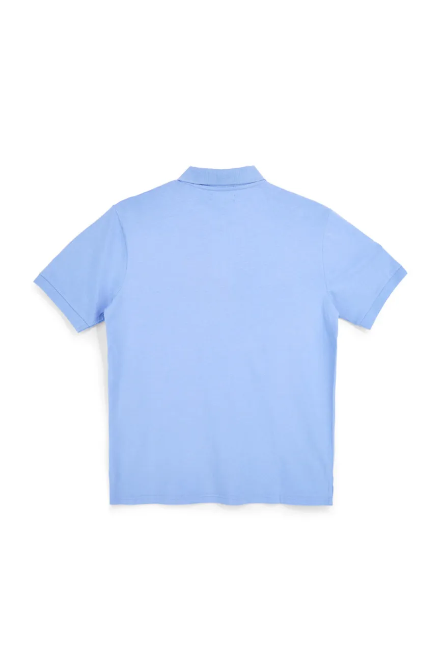 Polo azzurra maniche corte colletto bottoni Pittarello tierra PT-M-T-9080