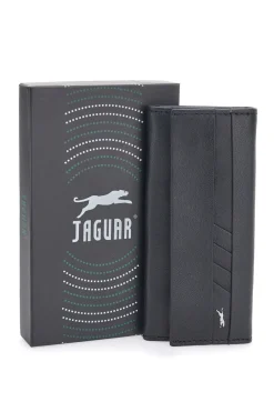 Portachiavi Nero In Vera Pelle Jaguar PF869-16/JAG