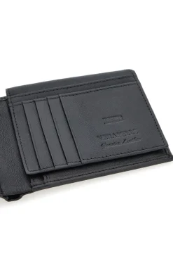 Portafoglio Slim Nero In vera pelle Jaguar PF825-4