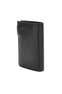 Portafoglio Verticale Nero in Pelle con Protezione RFID Lancetti LL26S-766-82