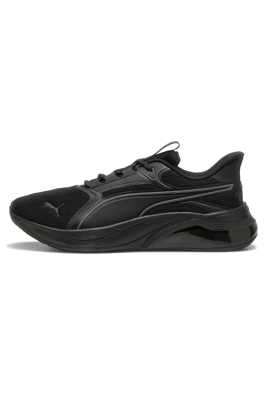 Puma Cell Thrill Dash – schwarze Stoff-Sneaker mit Dämpfung