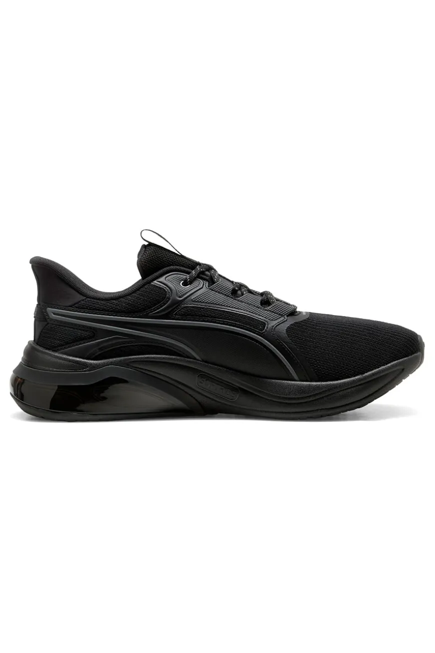 Puma Cell Thrill Dash – schwarze Stoff-Sneaker mit Dämpfung